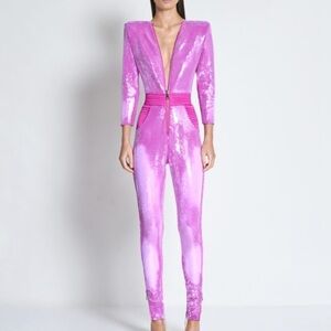 Zhivago Heated Activated The Video Wars Jumpsuit in Pink & Purple
